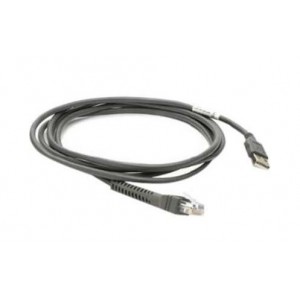 Cable - Shielded USB: Series A Connector 7ft. (2.1m) Straight