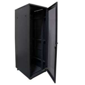 RCT 25U Server Cabinet 600x600 Perforated Door Black