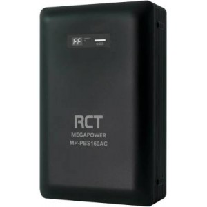 RCT MEGAPOWER S 160000mAh AC Power Bank 2 x 230V AC Outlet 2.4A USB Type A and 1 x 3A USB Type C with PD support