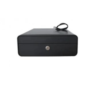 Maken Mini Cash drawer Black  Epson RJ11 Printer Kick 4 Bill 4 Coin1 meter cable 2-position lock 240(W)X290(D)X90(H)