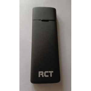 RCT M.2 NVMe &amp; M.2 SATA to USB C Enclosure with USB Type A adaptor - Black