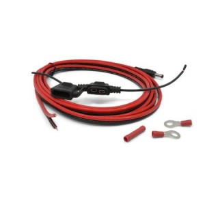 Cable with fuse holder for vehicle dock. 5.5mm x 2.5mm plug (l10 et8x)