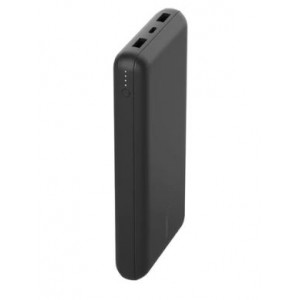 Belkin BoostCharge 20000mAh 3-Port Power Bank with USB-A to USB-C Cable - Black