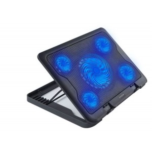 Tuff-Luv Laptop Cooling Stand with 5 Fans - Black (12-17")