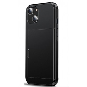 Tuff-Luv Rugged Card Phone Case for the iPhone 14 Plus - Black