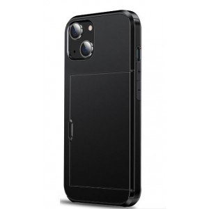 Tuff-Luv Rugged Card Phone Case for the iPhone 14 Pro Max - Black
