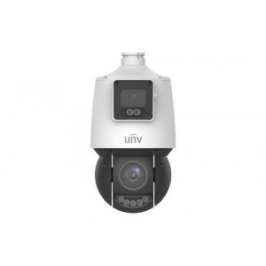 Uniview Ultra H.265 - 4 MP Outdoor LightHunter 25x Optical Zoom Dual-Lens PTZ &amp; Bullet Combo Camera