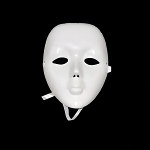 Plastic Face Mask Costume - Halloween or arts and crafts etc