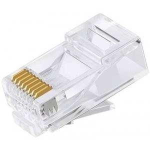 Microworld CAT6 Copper RJ45 Connectors - 100 Pieces Packing