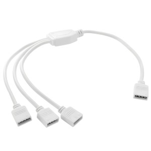 RGB LED 1 to 3 Splitter Cable - 4-Pin