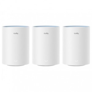 Cudy Dual Band AC 1200Mbps Fast Ethernet Mesh - 3 Pack