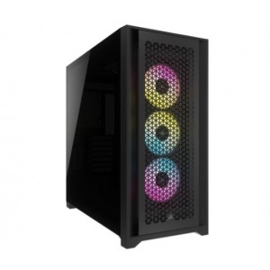 Corsair iQUE 5000D RGB Airflow Black Mid-Tower ATX Case