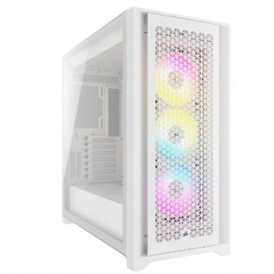 Corsair iQUE 5000D ARGB Airflow White Mid-Tower ATX Case
