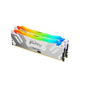 Kingston KF560C32RWAK2-32 Fury Renegade RGB 32GB (2x16GB) DDR5-6000 CL32 Kit - White