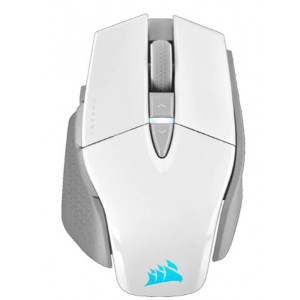Corsair M65 RGB Ultra Wireless Tunable FPS Gaming Mouse - White