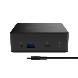 Belkin USB-C Dual Display Docking Station - connect two HD monitors to your Windows- Mac- or Chrome Laptop