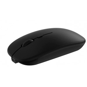 Tuff-Luv Bluetooth Slim Mouse + USB Wireless  - Plain Black