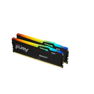Kingston F552C36BBEAK2-32 Fury Beast RGB 32GB (16GB x 2) DDR5-5200 Kit