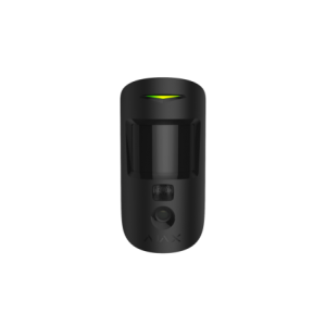 Ajax - MotionCam Jeweller - Black Wireless Indoor Motion Detector with Photo Camera