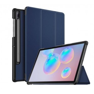 Tuff-Luv Smart Case for Samsung Galaxy Tab S6 Lite 2022 10.4" (P613/P619) with Pen/Stylus Slot Holder - Blue