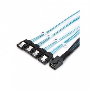 Mini SAS SFF-8087 36Pin to 4x SATA 7Pin 1m Cable