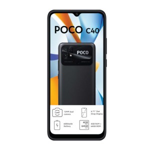 POCO C40 4GB/64GB 6.71″ HD+ Smartphone – Black