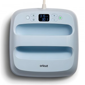 Cricut EasyPress 3 Smart Heat Press Machine - for T-shirts- Pillows- Tote Bags &amp; More / Built-In Bluetooth (Zen Blue)