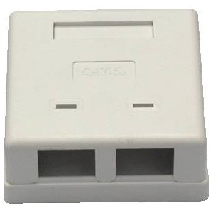 Double CAT5 Wall Box