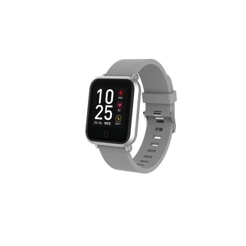 Volkano Smart Watch for Fitness with Heart Rate Monitor - Silver - GeeWiz