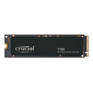 Crucial T700 4TB PCIe Gen5 M.2 NVMe SSD – Black