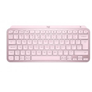 Logitech Mini Minimalist Wireless Illuminated MX Keys Keyboard - Pink