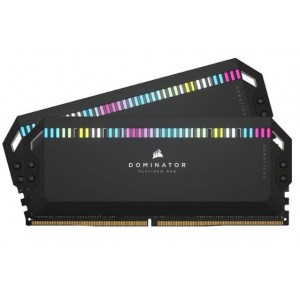 Corsair CMT64GX5M2B6000C40 Dominator Platinum RGB 32GB (2 x 16GB) DDR5-6000MHz CL40 Black Gaming Desktop Memory