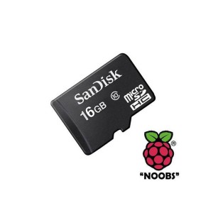 microSDHC 16GB C10 - Preloaded with Raspberry Pi OS