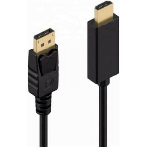 Microworld DisplayPort to HDMI Cable - 3m