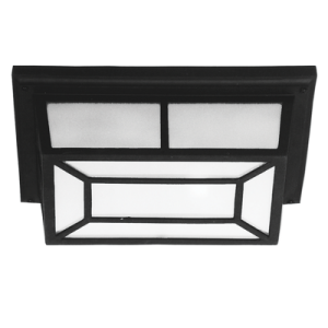 Bright Star Lighting - 60W Outdoor Bulkhead - Black