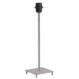 Bright Star Lighting - Polished Chrome Table Lamp Without Shade - Satin
