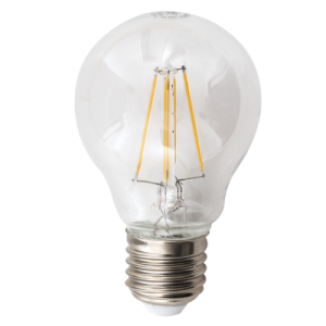 Bright Star Lighting - 4 Watt E27 A60 LED Fillament Warm White