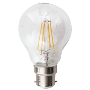 Bright Star Lighting - 4 Watt B22 A60 LED Fillament Warm White