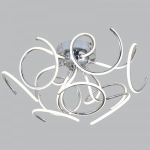 Bright Star Lighting - 37 Watt Polished Chrome Ceiling Fitting with PVC Arms