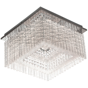 Bright Star Lighting - Square Double Layer 21 Watt LED Ceiling Fitting with Glass Rods