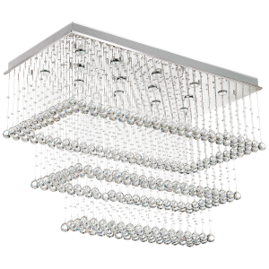 Bright Star Lighting - 3 Tier Crystal Ceiling Fitting