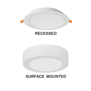 Bright Star Lighting - 9 Watt Cool White Polycarbonate 2-in-1 Design Ceiling Fitting - White