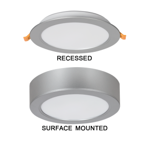 Bright Star Lighting - 18 Watt Cool White Polycarbonate 2-in-1 Design Ceiling Fitting - Silver