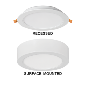 Bright Star Lighting - 18 Watt Cool White Polycarbonate 2-in-1 Design Ceiling Fitting - White