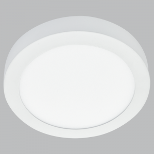 Bright Star Lighting - White Base Ceiling Fitting with Polycarbonate Cover - L
