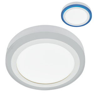 Bright Star Lighting - White Aluminium Alloy Ceiling Fitting with Polycarbonate Cover - L