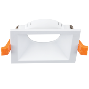 Bright Star Lighting - White Square Polycarbonate Downlighter Without Lampholder