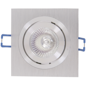Bright Star Lighting - Square Brushed Aluminium Downlighter