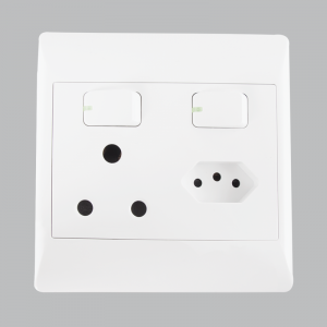 Bright Star Lighting - 16 Amp Single Plug And New SA Regulation Plug For 4 X 4 Electrical Box