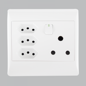 Bright Star Lighting - 16 Amp Plug with 3x New RSA Plugs for 4 X 4 Electrical Box